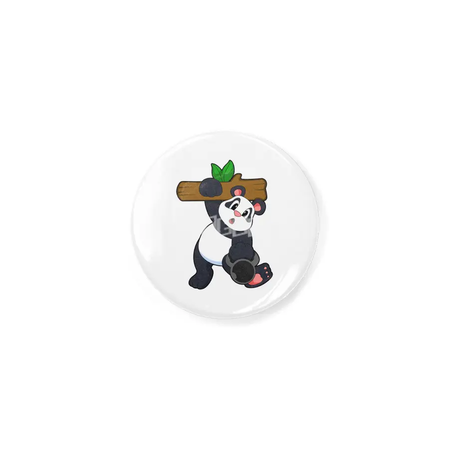 Panda with Wood at Strength training Açacak