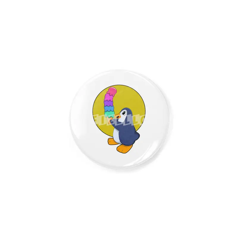Penguin with Ice cream Açacak
