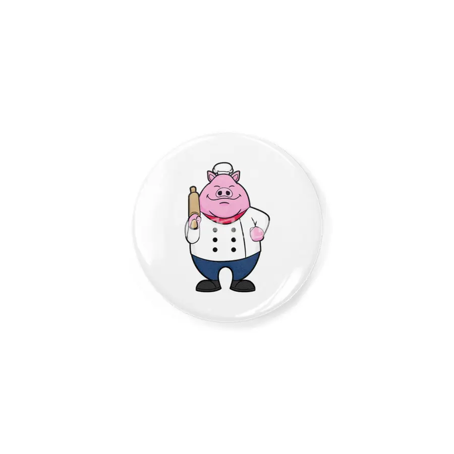 Pig as Cook with Rolling pin Açacak