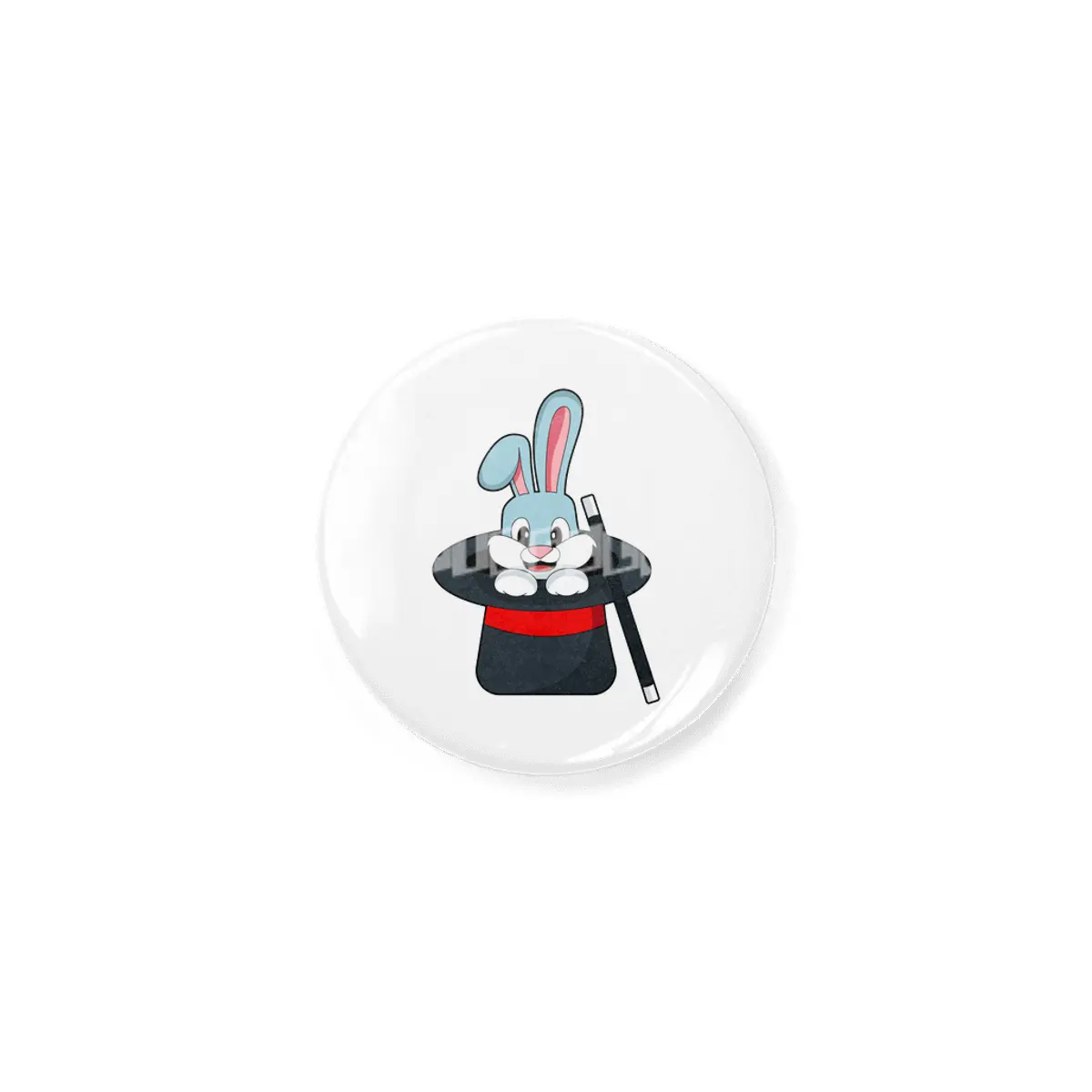 Rabbit at Magic with Wand & Hat Açacak