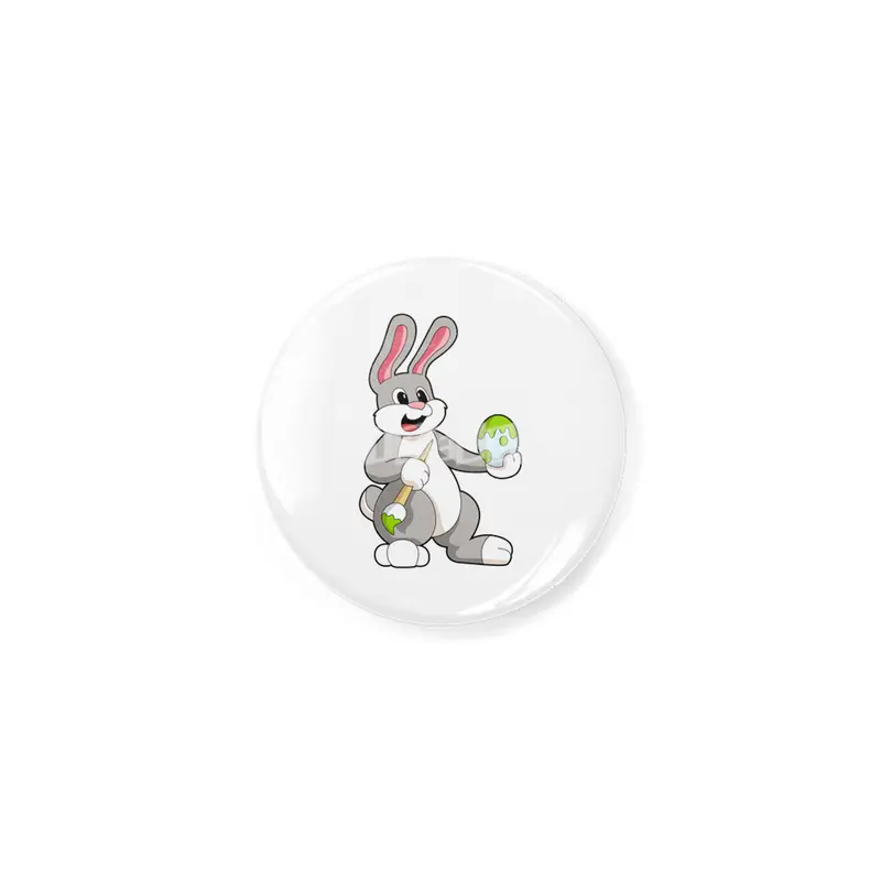 Rabbit at Painting with Egg Açacak