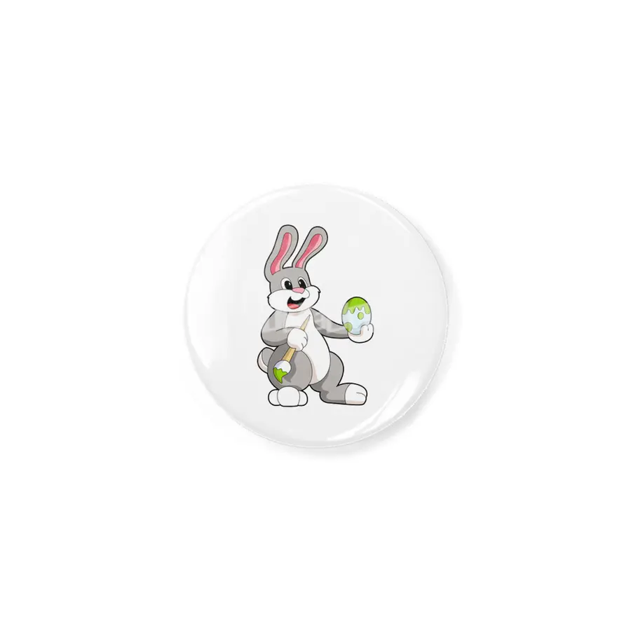Rabbit at Painting with Egg Açacak