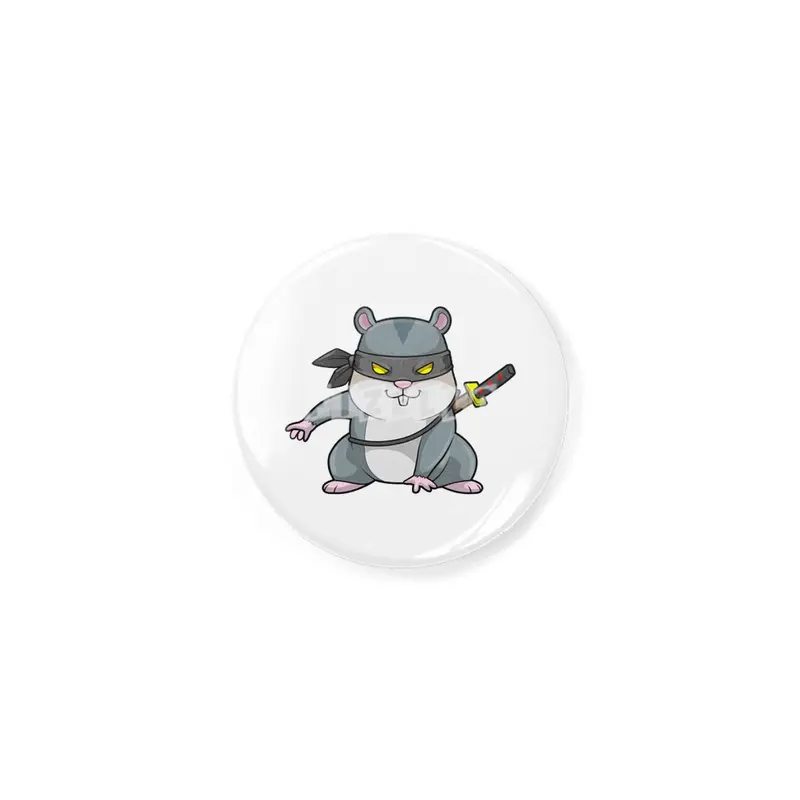 Hamster as Ninja at Martial arts with Sword Açacak