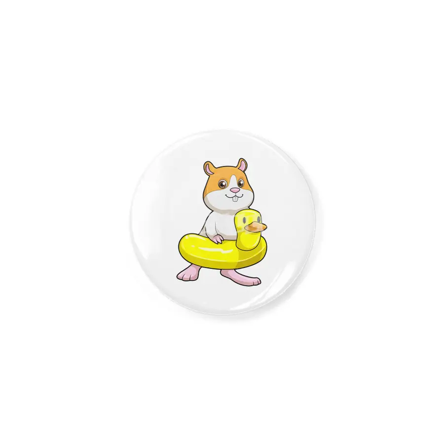 Hamster at Beach with Duck as Swim ring Açacak