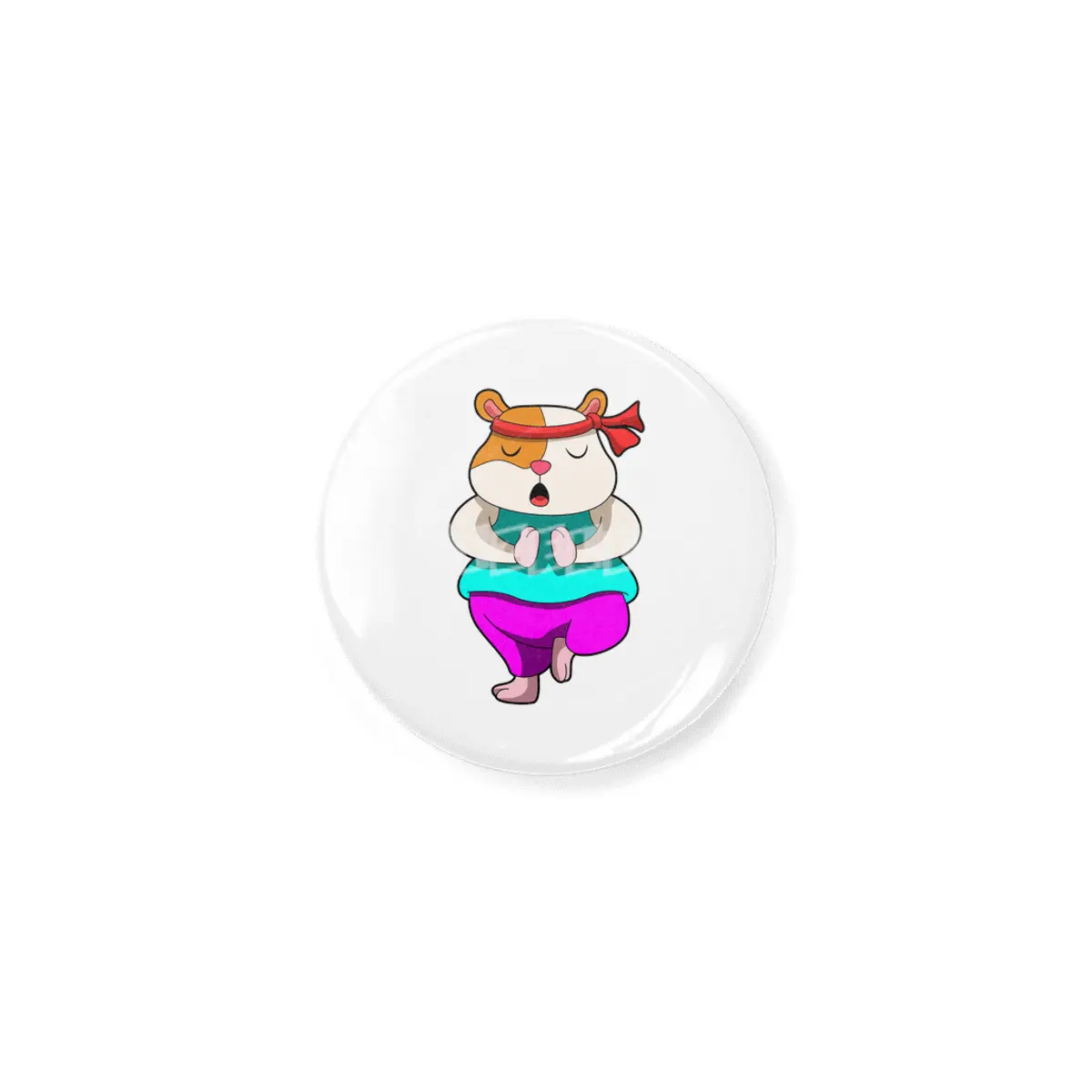 Hamster at Yoga stretching exercises Açacak