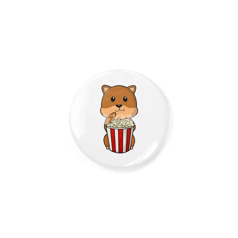 Hamster with Cone of Popcorn Açacak