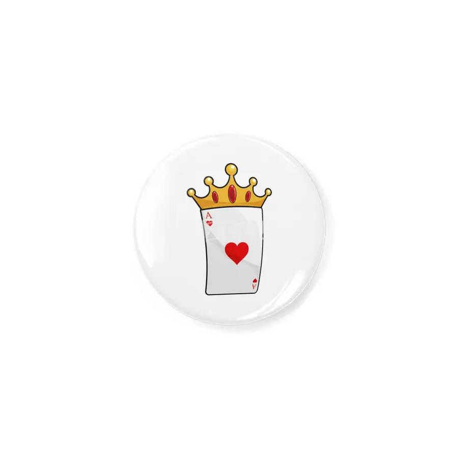Hearts Ace with Queen Crown Açacak