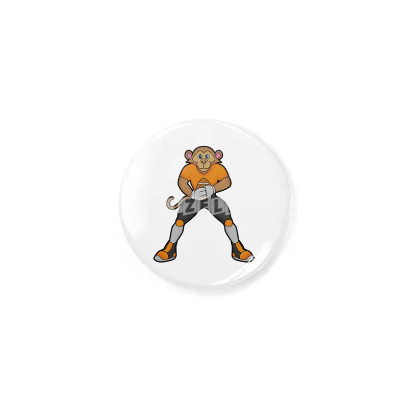 Monkey as Football player with Football Açacak