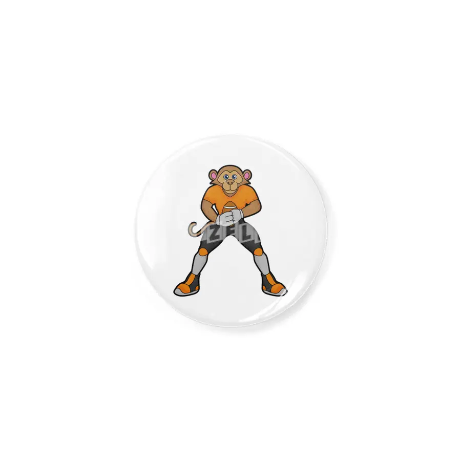 Monkey as Football player with Football Açacak