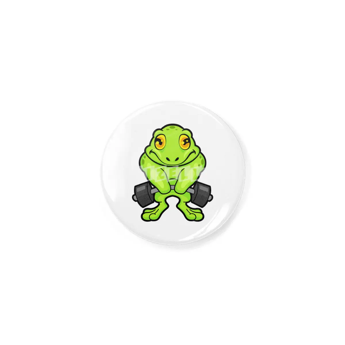Frog at Fitness with Barbell Açacak