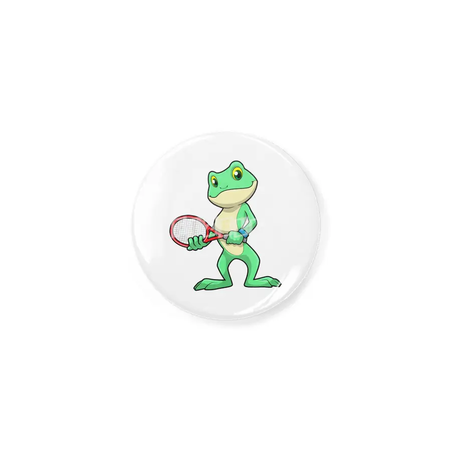 Frog at Tennis with Tennis racket Açacak