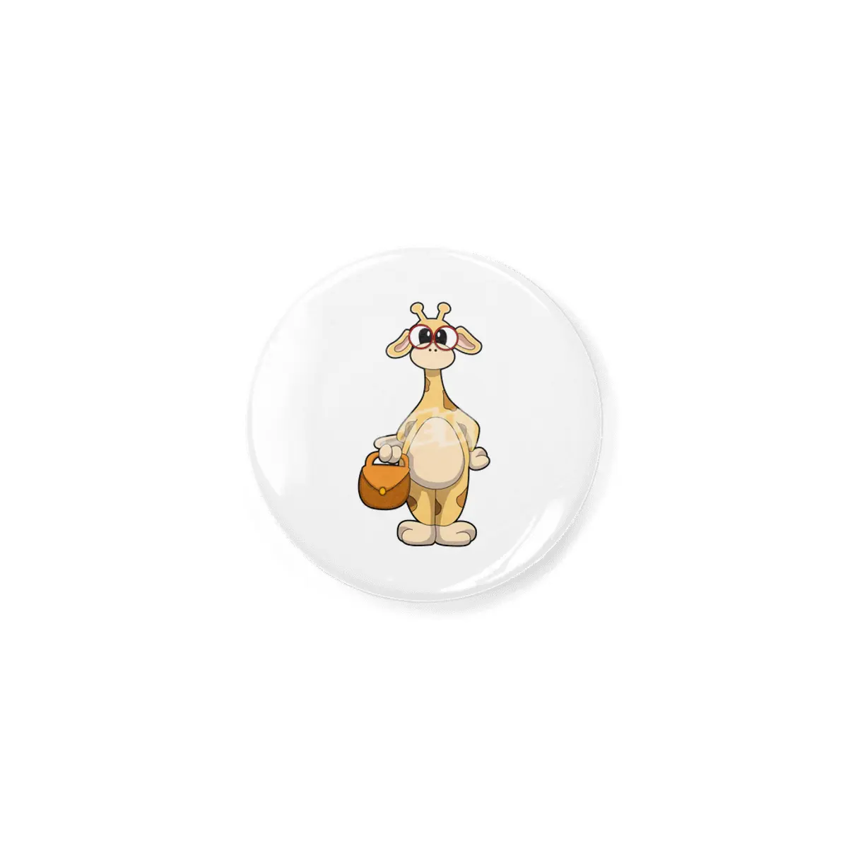 Giraffe with Glasses & Bag Açacak