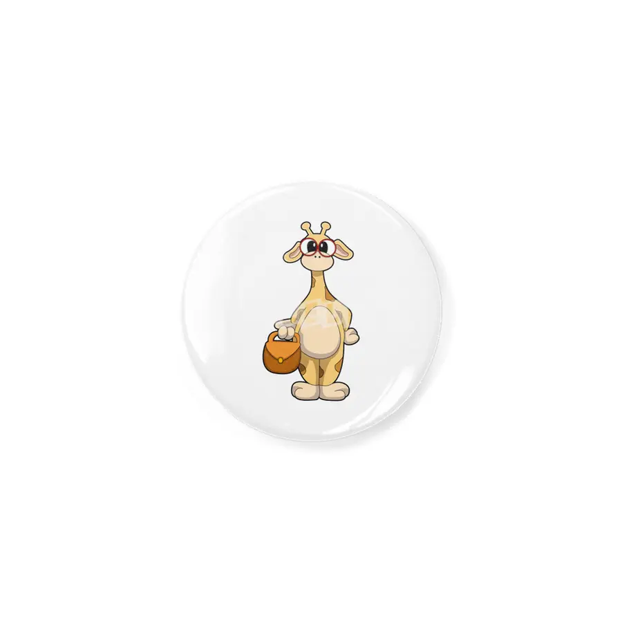 Giraffe with Glasses & Bag Açacak