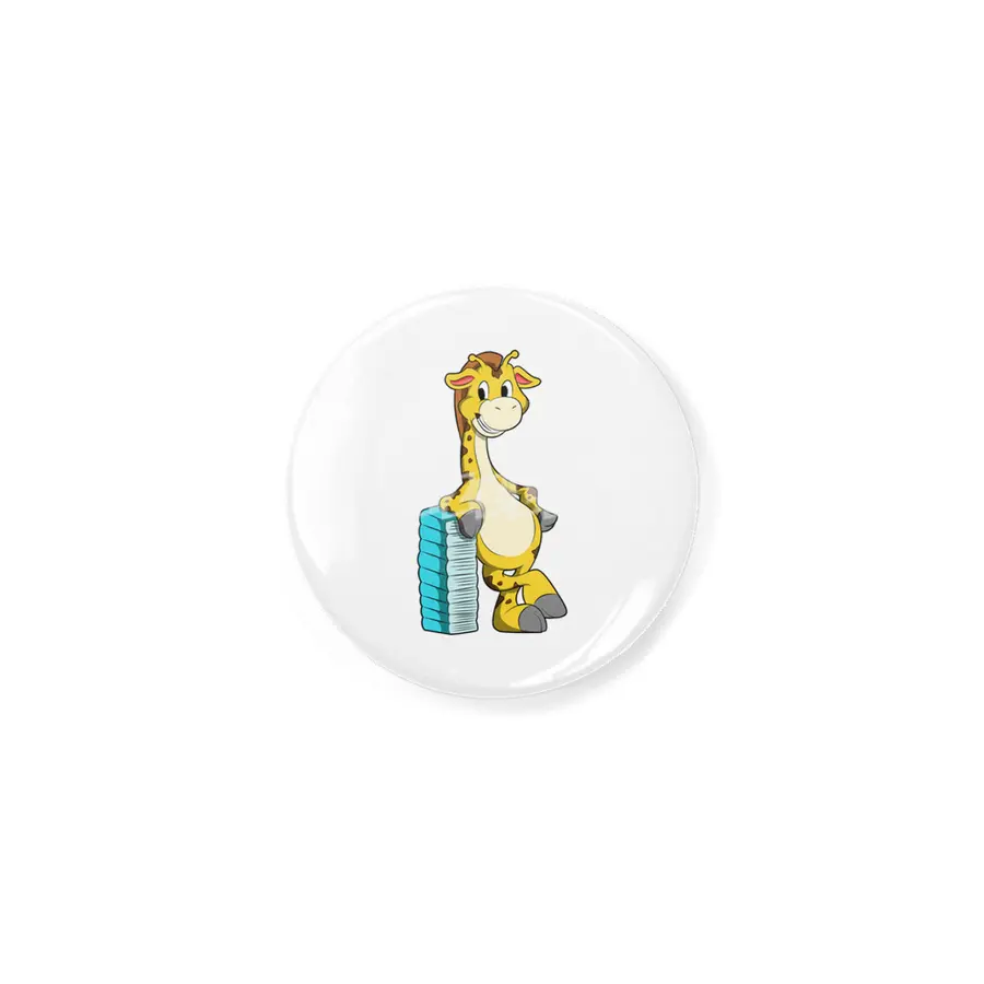 Giraffe with Stack of Books Açacak