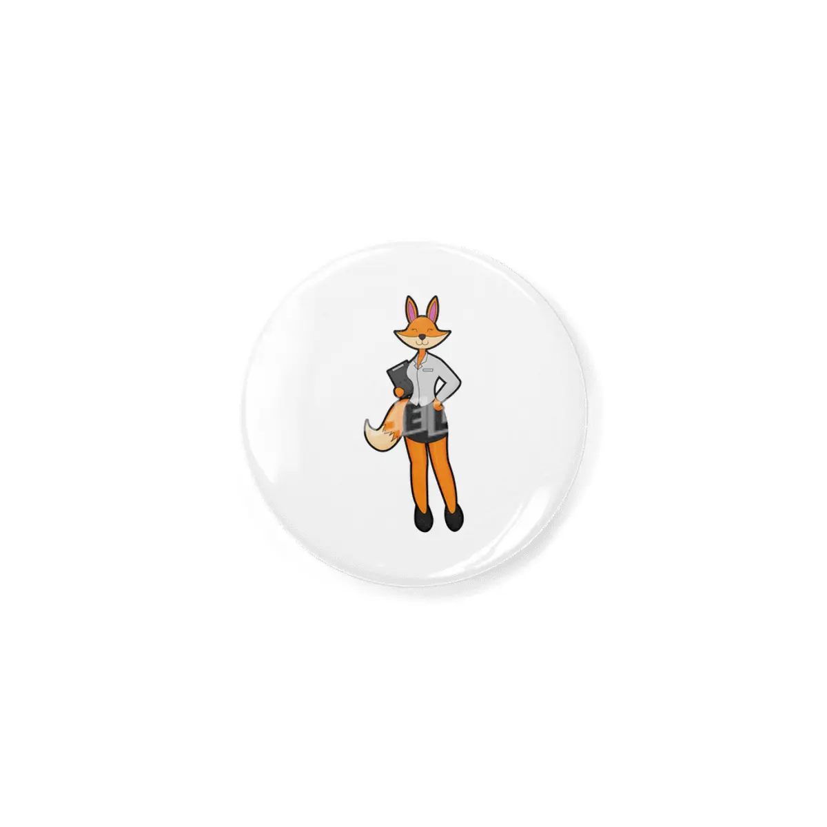 Fox as Secretary with Notepad Açacak