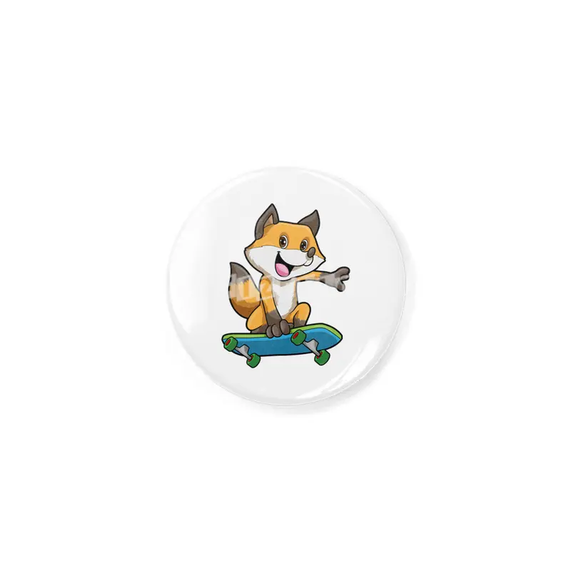 Fox as Skater with Skateboard Açacak