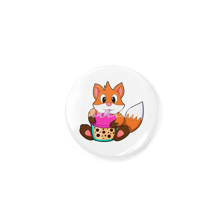 Fox at Drinking a Drink with Drinking straw Açacak