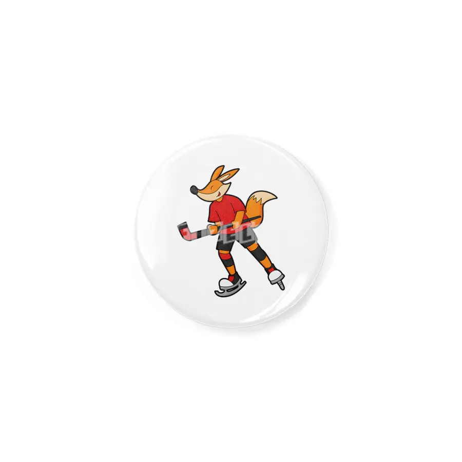 Fox at Ice hockey with Ice hockey stick Açacak