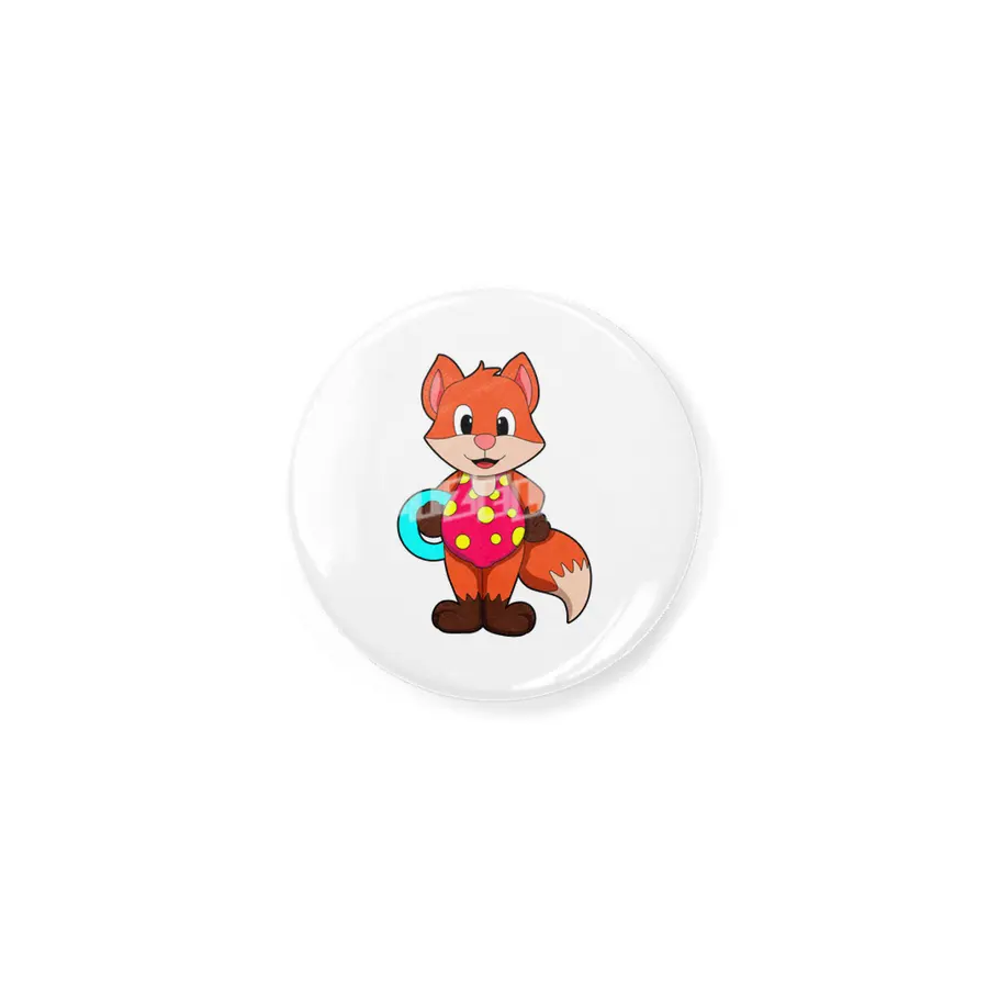Fox at Swimming with Swim ring Açacak