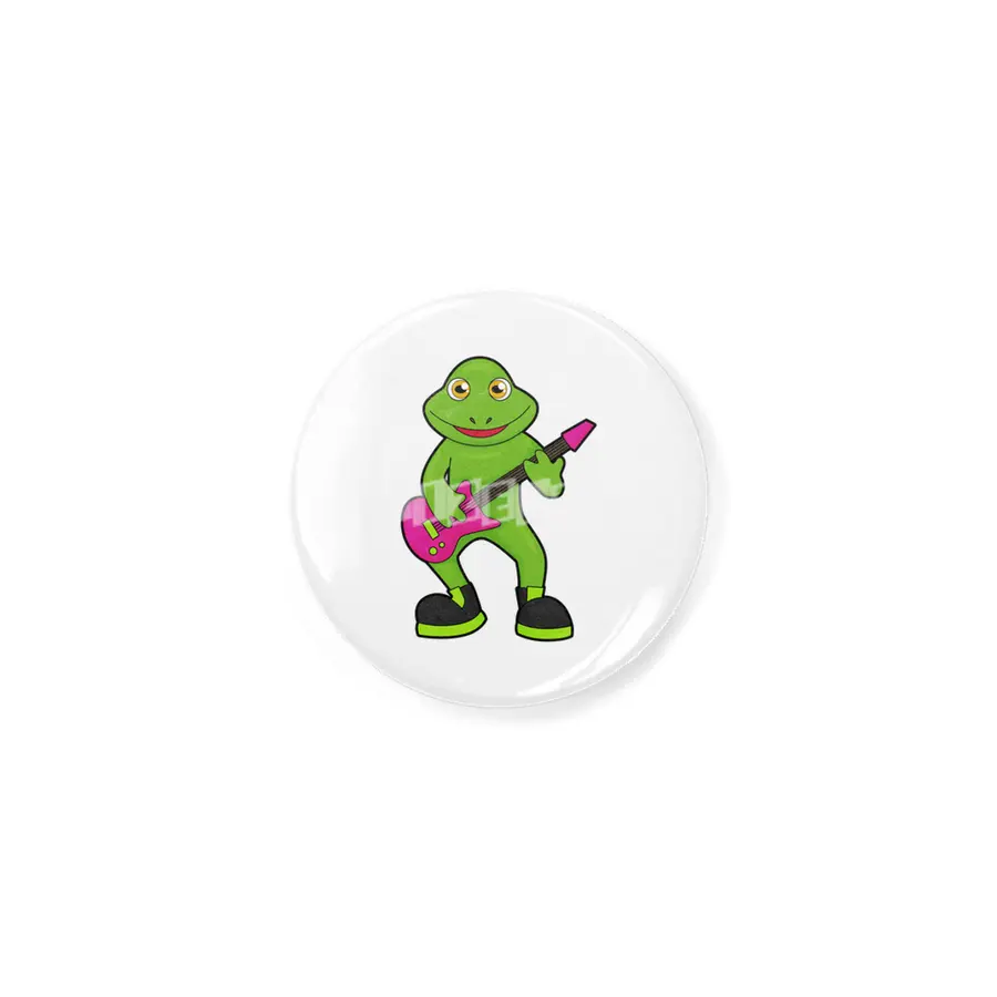 Frog as Musician with Guitar Açacak