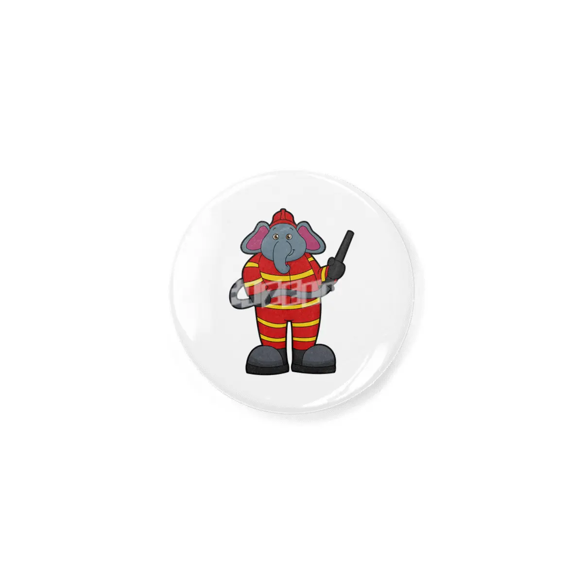 Elephant as Firefighter with Hose Açacak