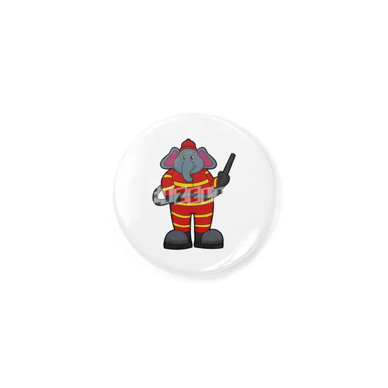 Elephant as Firefighter with Hose Açacak