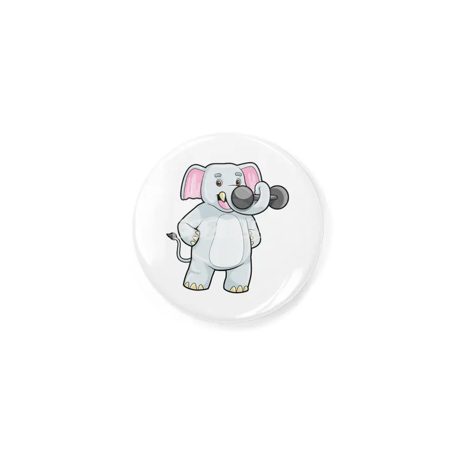 Elephant at Strenght training with Dumbbell Açacak