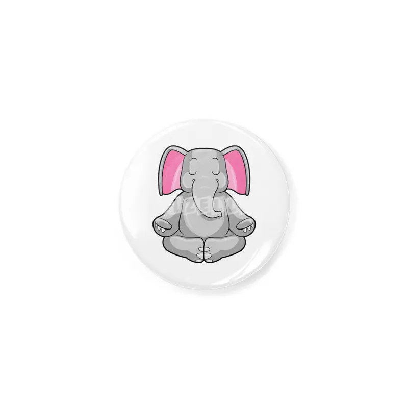 Elephant at Yoga in Cross-legged Açacak