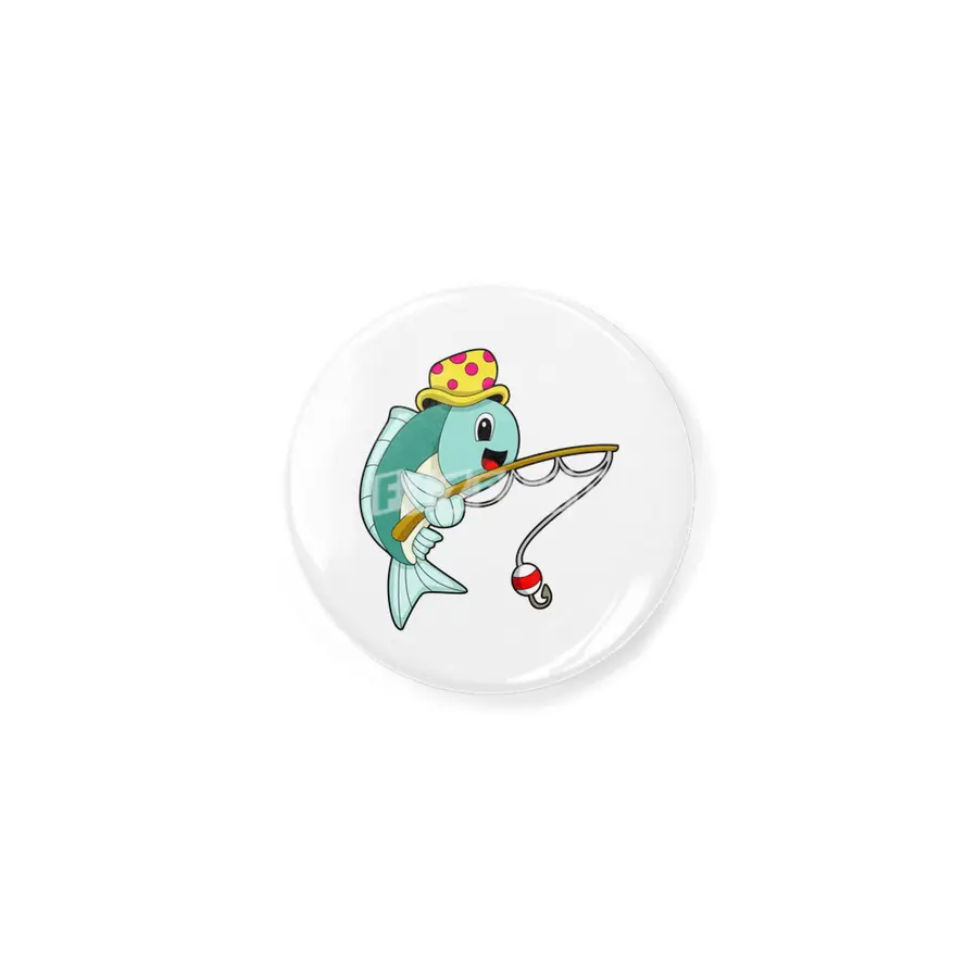 Fish at Fishing with Fishing rod & Hat Açacak