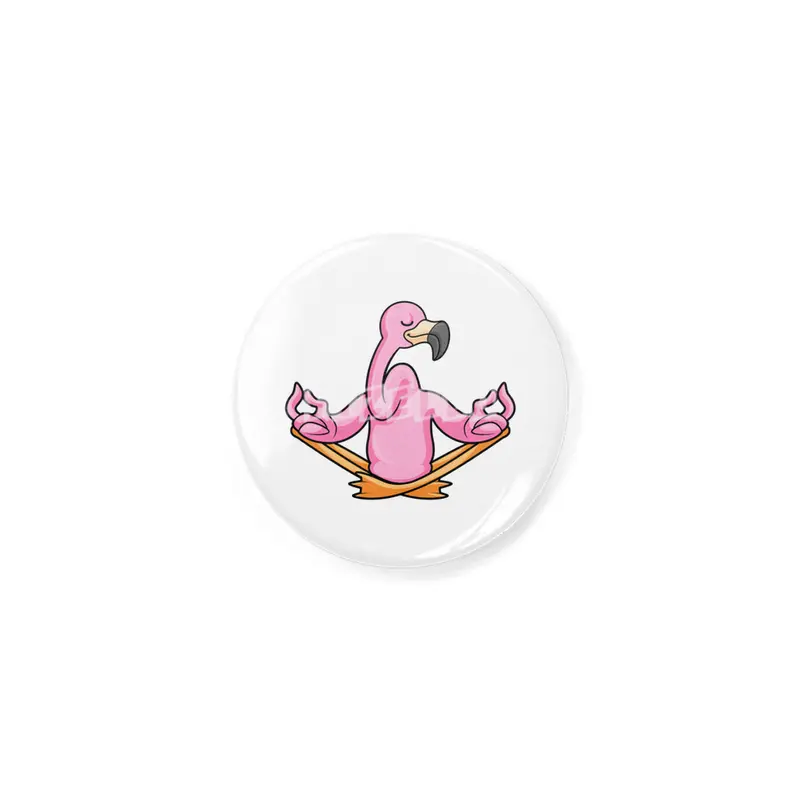 Flamingo at Yoga in Cross-legged Açacak