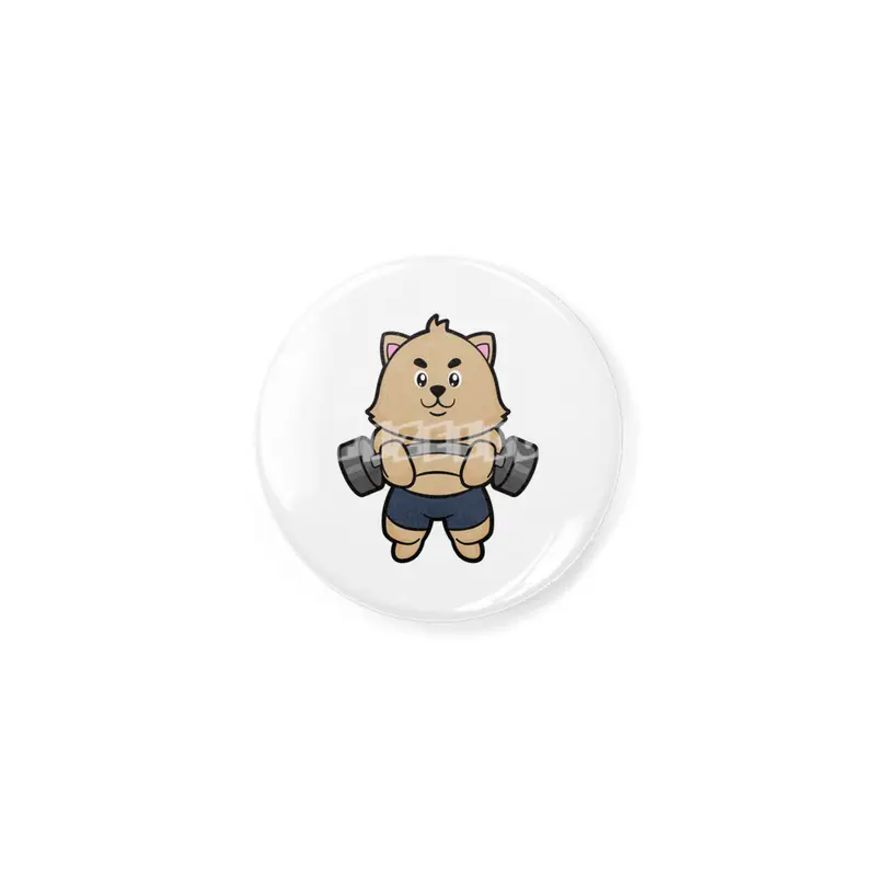 Cat at Bodybuilding with Barbell Açacak