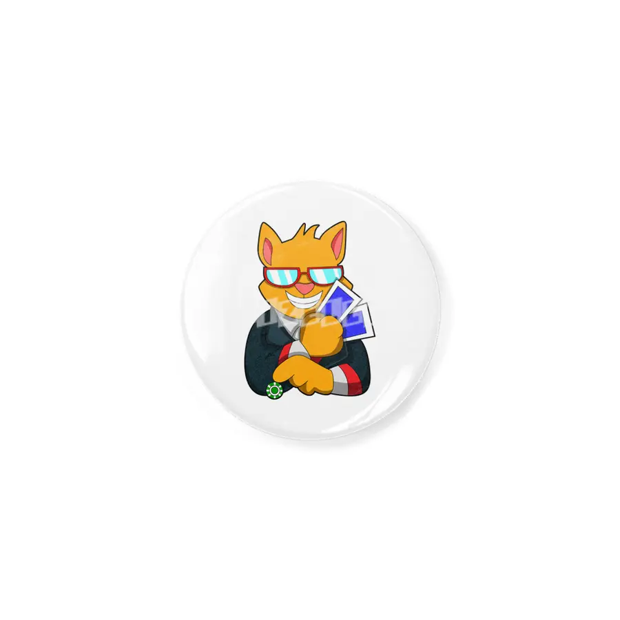 Cat at Poker with Cards & Poker chip Açacak