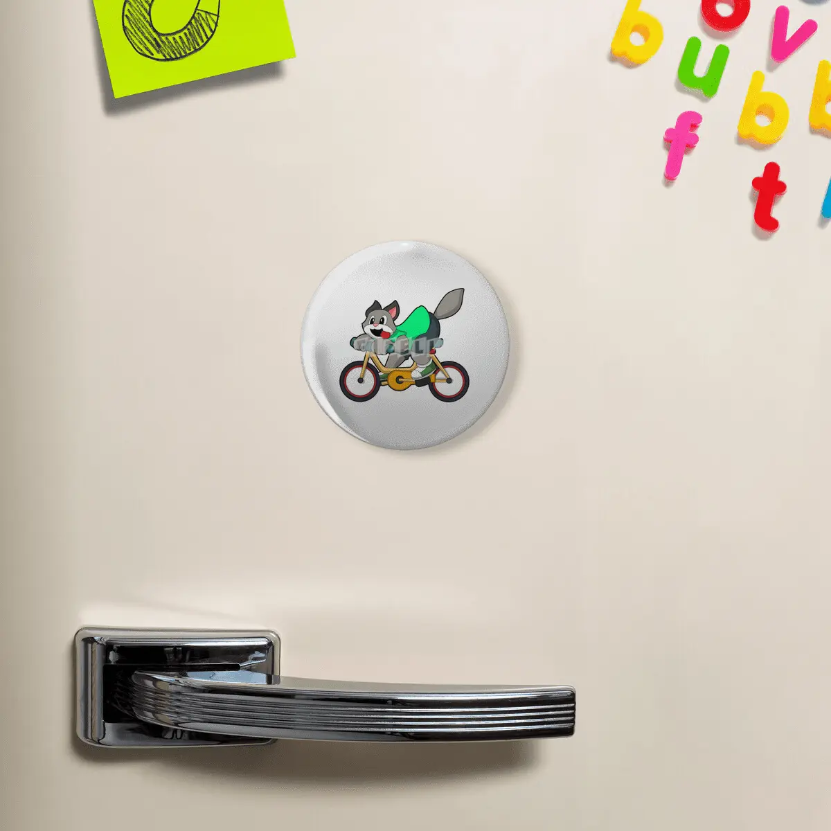 Cat with Bicycle Açacak