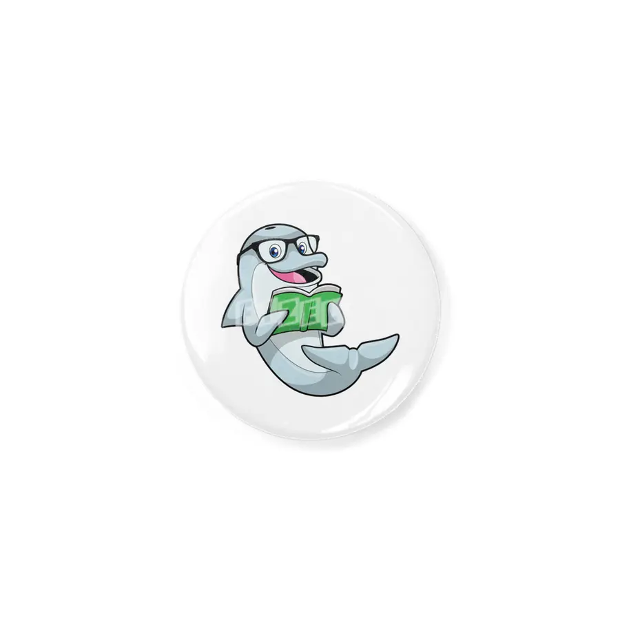 Dolphin as Nerd with Glasses & Book Açacak