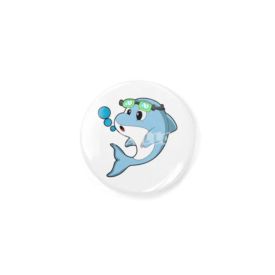Dolphin at Swimming with Swimming goggles Açacak