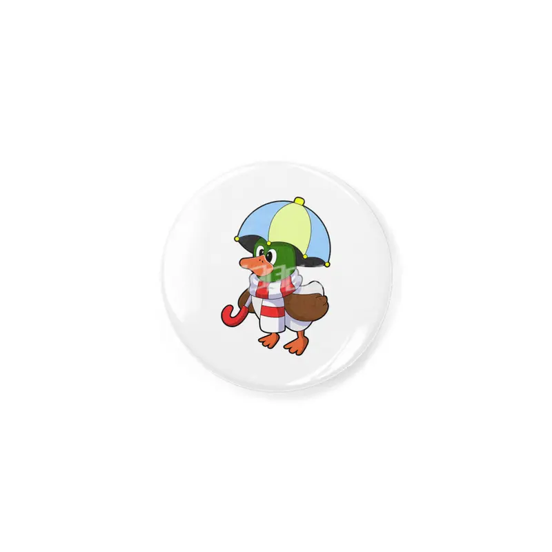 Duck at Raining with Umbrella Açacak