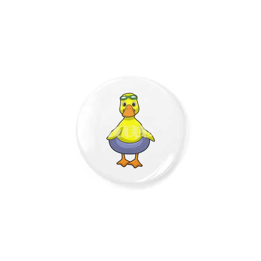 Duck at Swimming with Swim ring Açacak