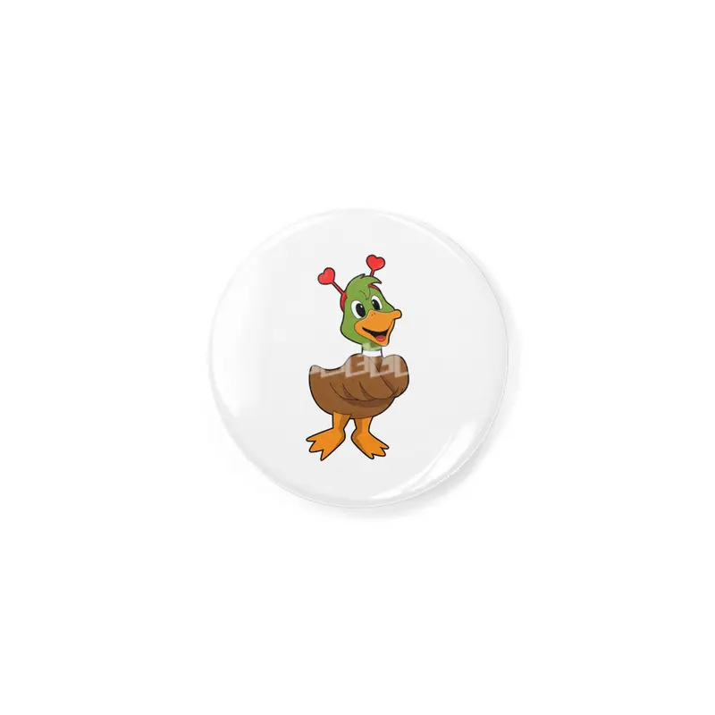 Duck with Heart Headband Açacak