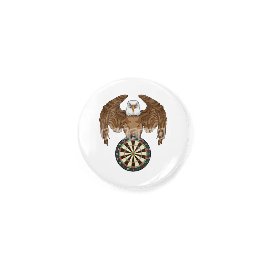 Eagle at Darts with Dartboard Açacak