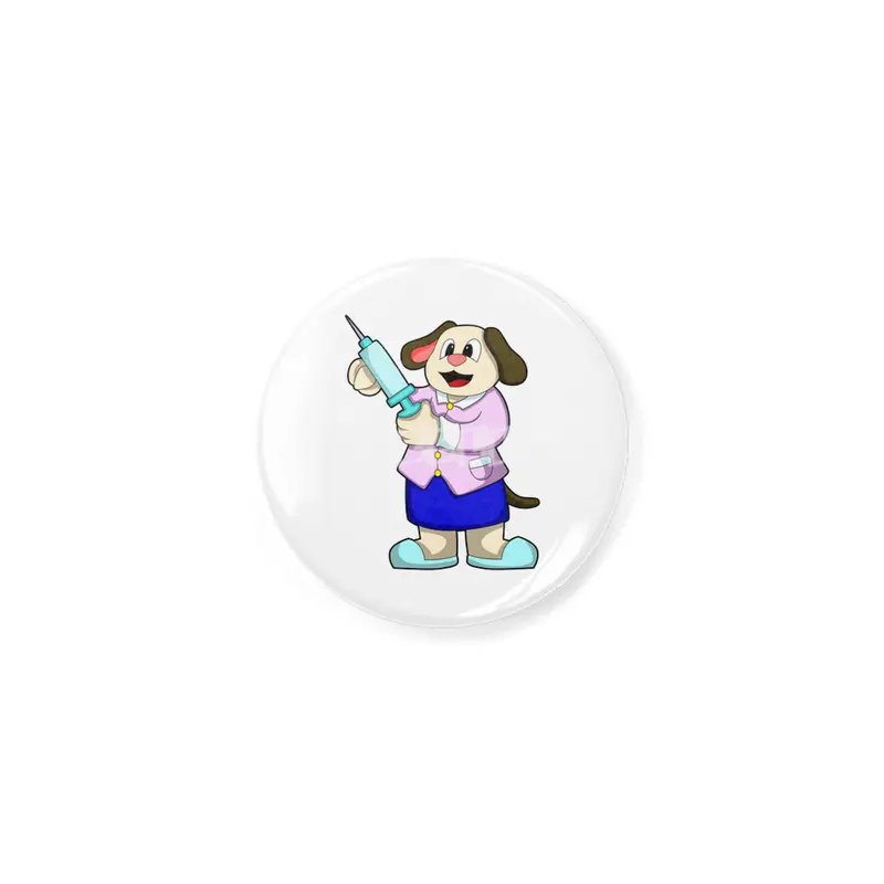 Dog as Doctor with Syringe Açacak