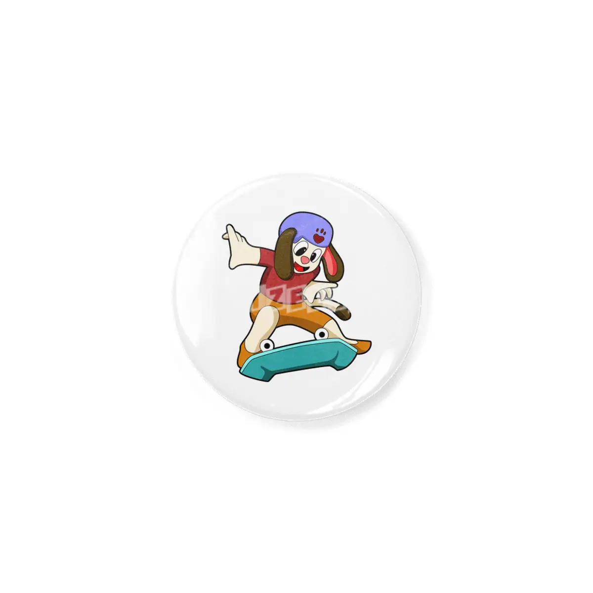 Dog as Skater with Skateboard Açacak