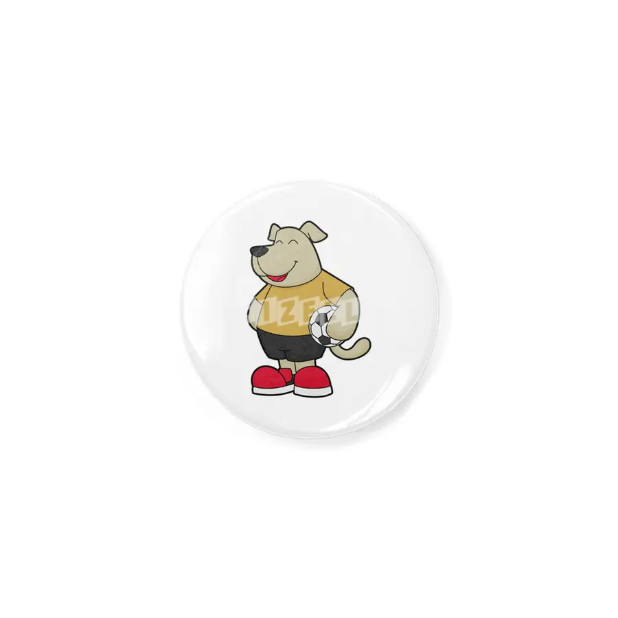 Dog as Soccer player with Soccer ball Açacak