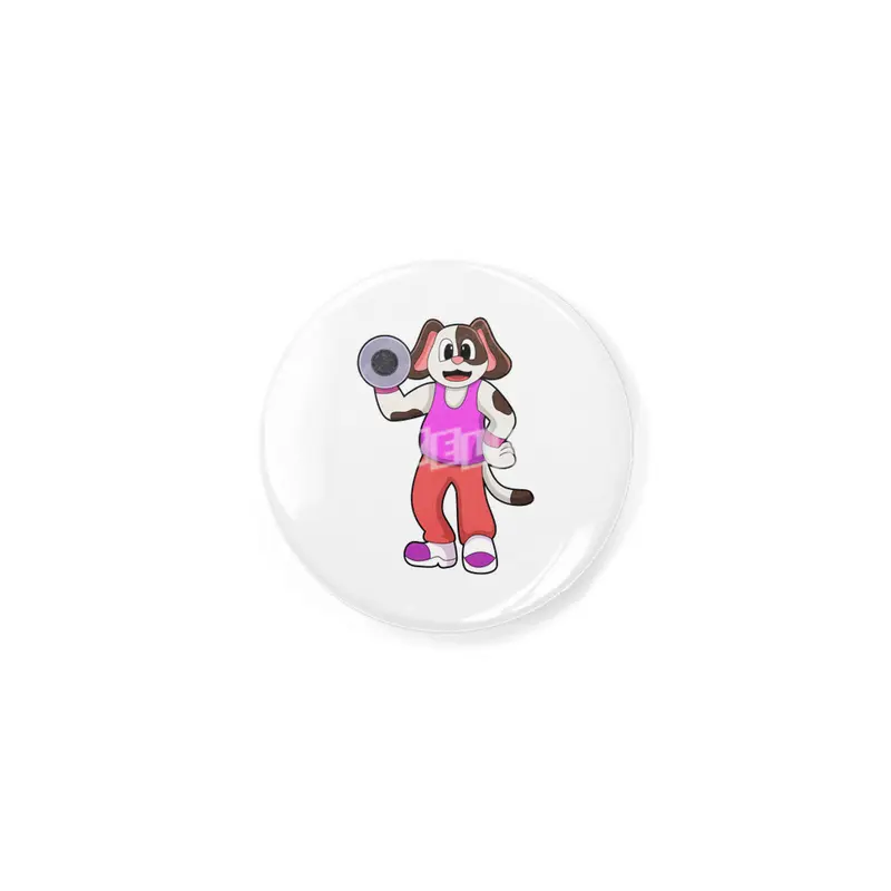 Dog at Bodybuilding with Dumbbell Açacak