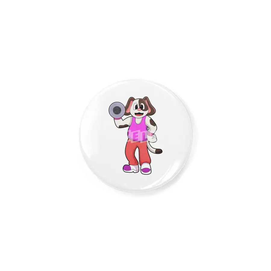 Dog at Bodybuilding with Dumbbell Açacak