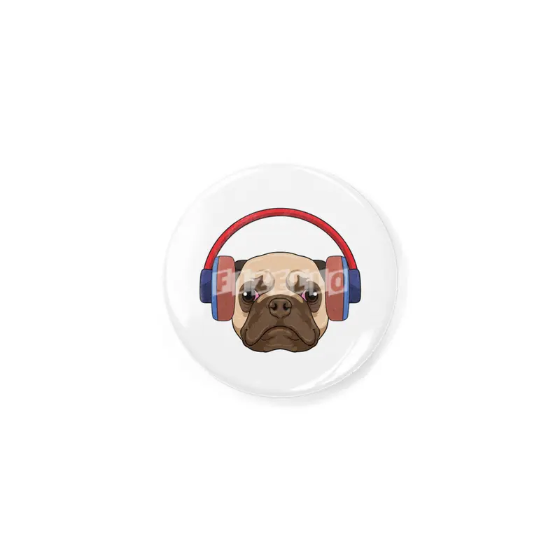 Dog at Music with Headphone Açacak