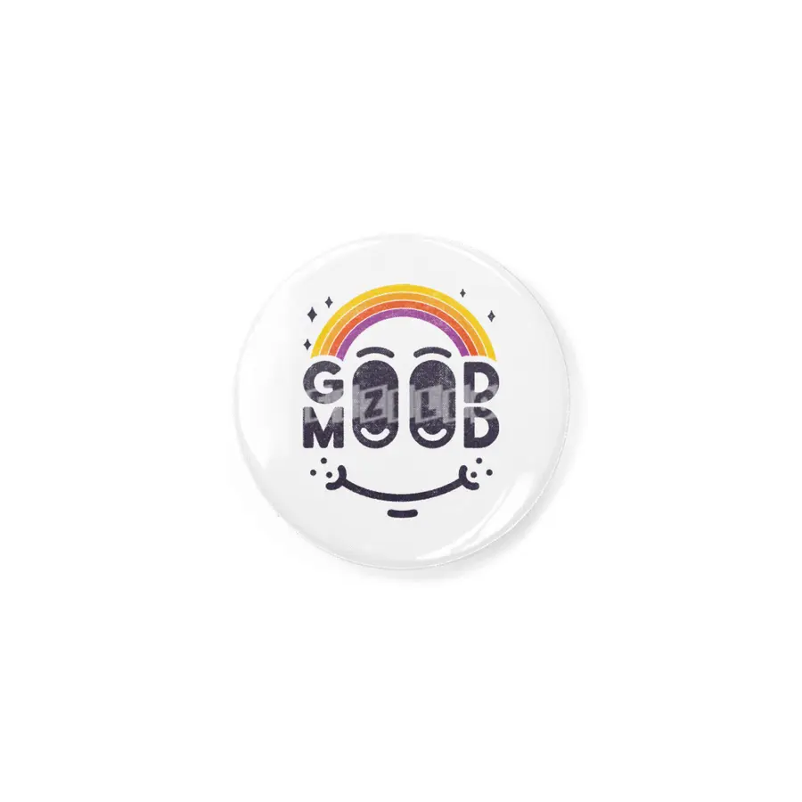 Good Mood rainbow Rozet