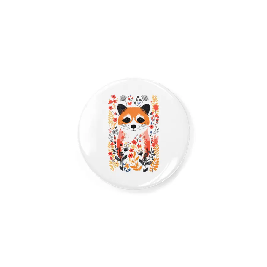 Autumn Red Panda Rozet