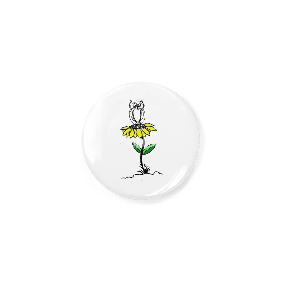 Owl on Yellow Flower Rozet