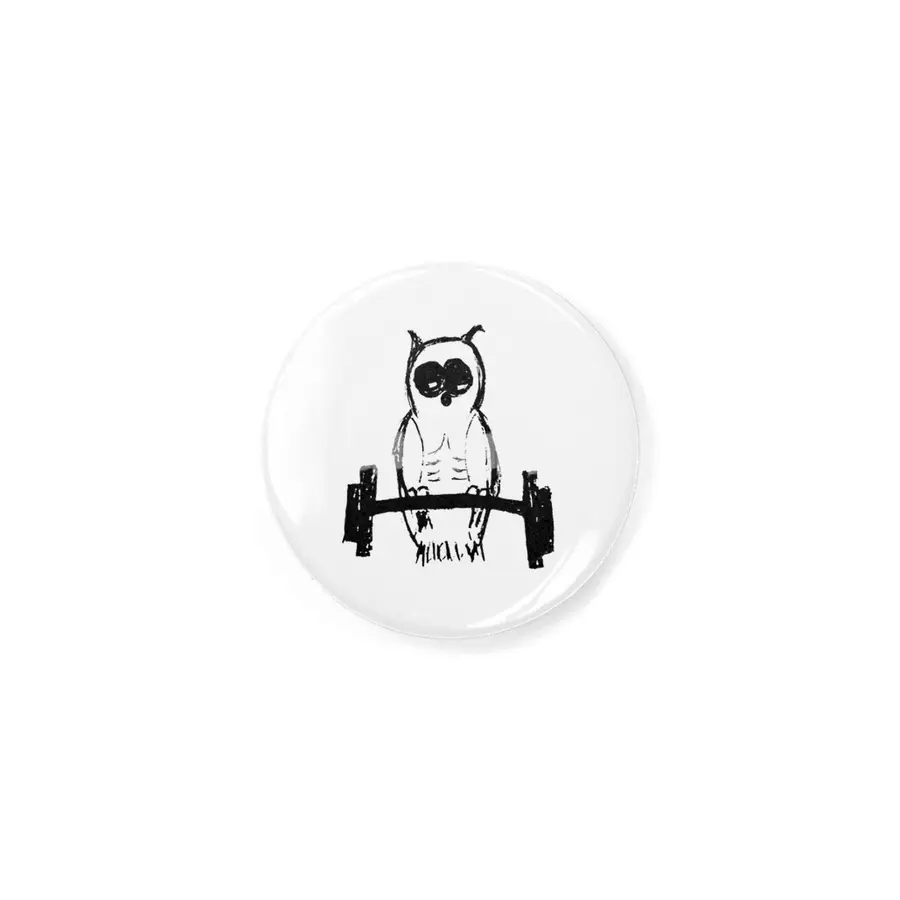 Pumping Iron Owl Rozet