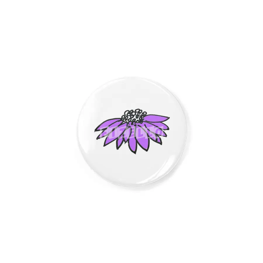 Purple Sketched Flower Rozet